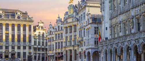 Belgium, Brussels central street
