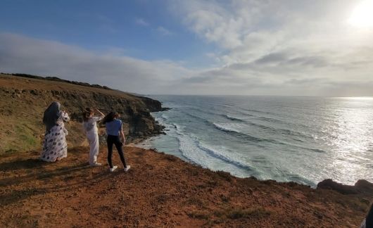 oceanside cliff in the middle east