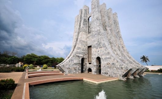 legon kwame nkrumah memorial fountain building