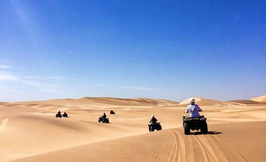 Desert racing in Namibia