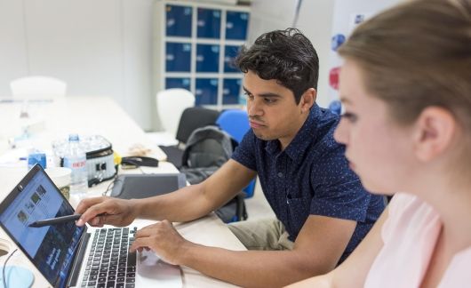 seville students at internship