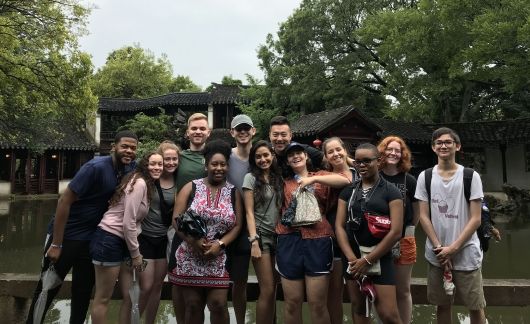 shanghai china student group park