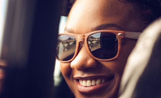 2018 fdgf female student sunglasses smile