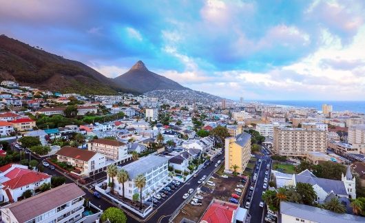 Cape Town city aerial