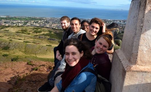 students in edinburgh scotland ocean view