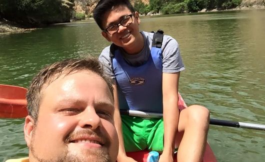 High school teachers on a boat in Madrid