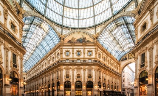 terminal in milan italy ceiling