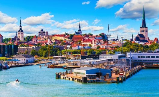 tallinn harbor view