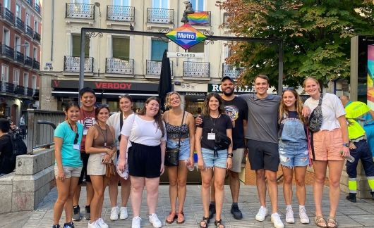 Teach Spain participants on a cultural excursion