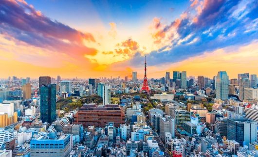 tokyo-city-sunset