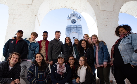 student group photo argentina