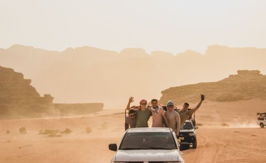 truck ride desert amman