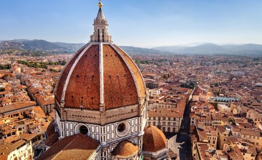 Florence Duomo overlooking the city