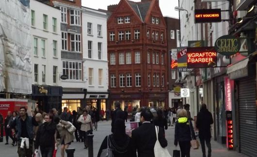 grafton street dublin ireland