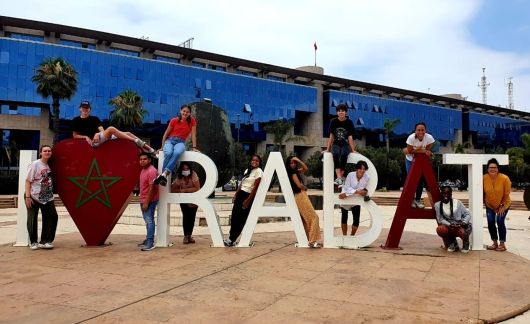 i love rabat city sign study abroad students