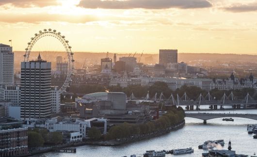 London southbank aerial 