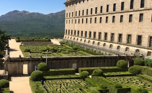 madrid escorial garden