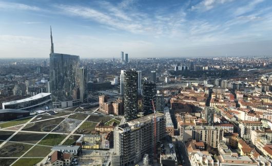 Milan business district