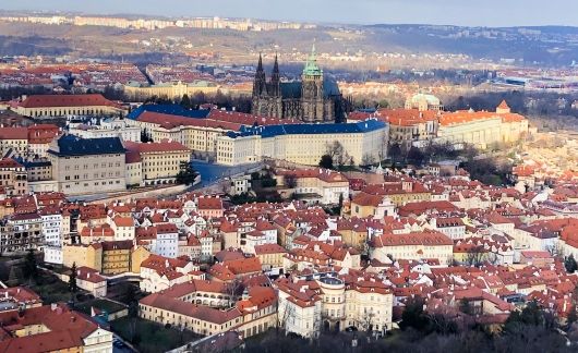Prague castlet aerial
