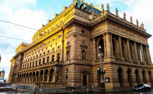 Prague National Theater from street
