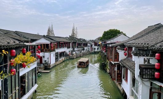 Boat on the Shanghai river