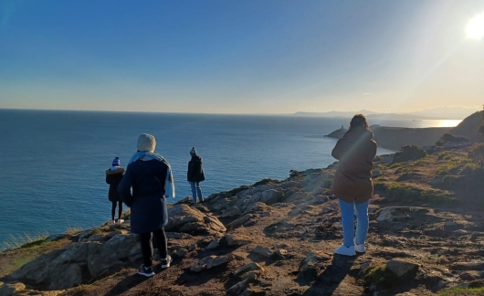 students at cliffs ireland