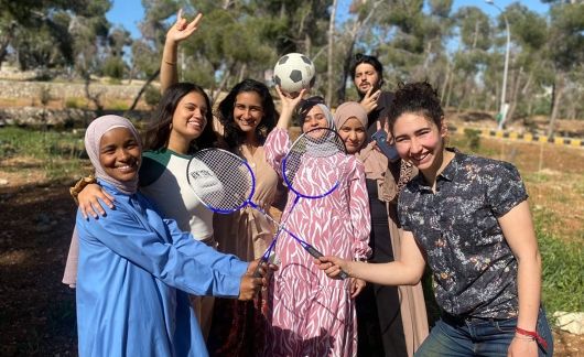 students play sports outdoors jordan