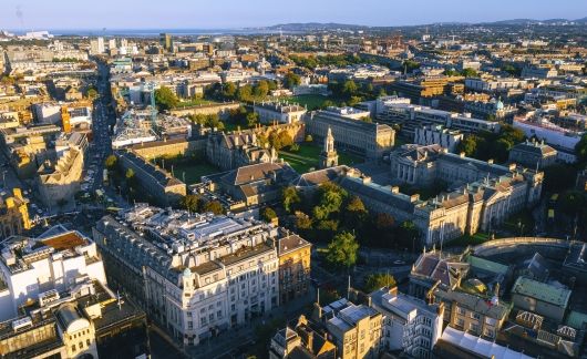 dublin city aerial