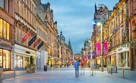 Glasgow shopping district