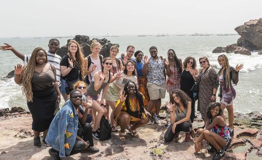 legon group of students at the coast