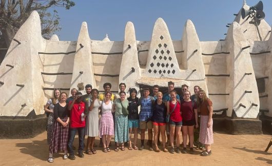 legon group of students at mosque