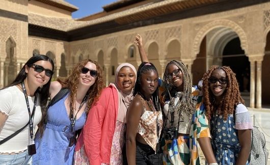 High school students in Seville 
