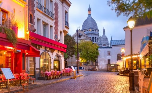 Montmartre in Paris, France