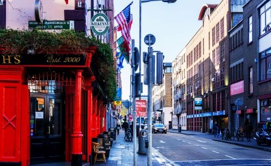 Street in Dublin Ireland
