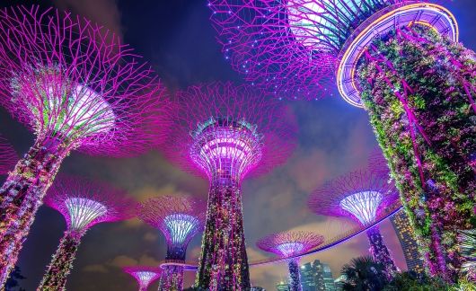 singapore night garden lights