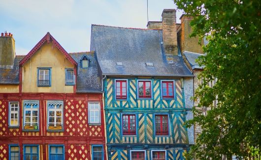 buildings in medieval town of Rennes, France.jpg