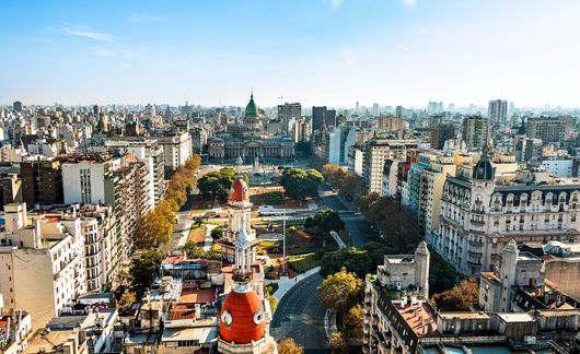 buenos aires aerial view