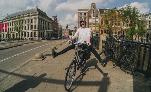 amsterdam biking abroad