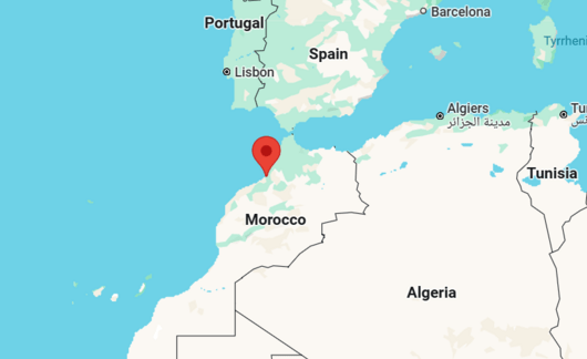 morocco map