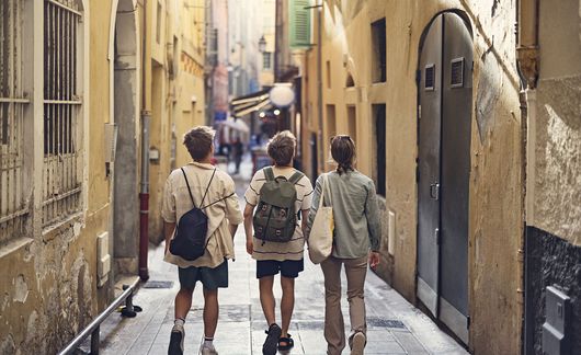 Nice, France walking
