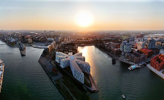 copenhagen-nordhavn-harbor-aerial-view