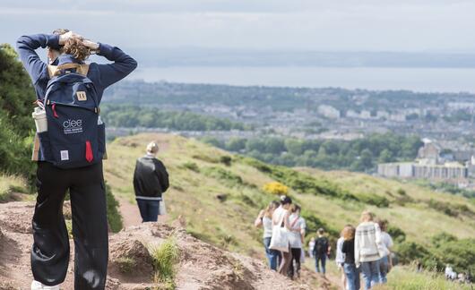 hssa-student-at-arthurs-seat-with-ciee-backpack.jpg