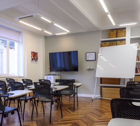 CIEE Madrid center classroom