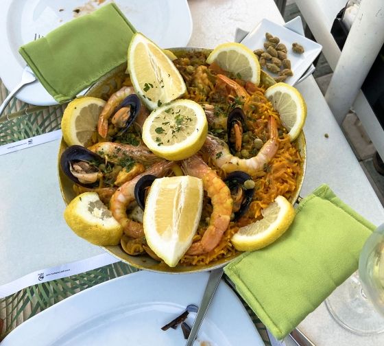 Seville paella bowl