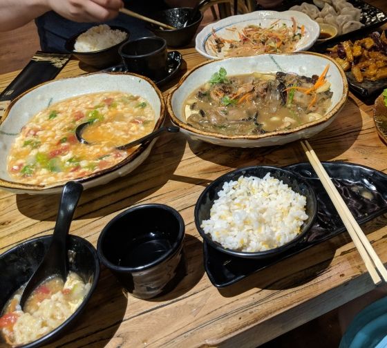 shanghai family style meal plates