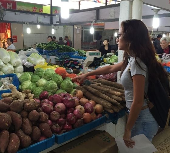 shanghai veggie fruit market