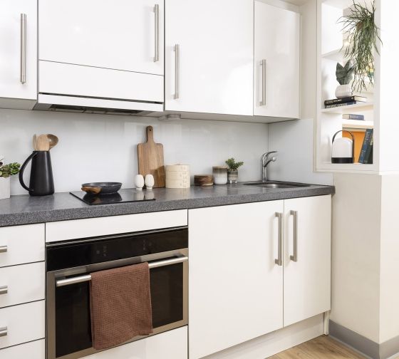 london housing drapery place kitchen