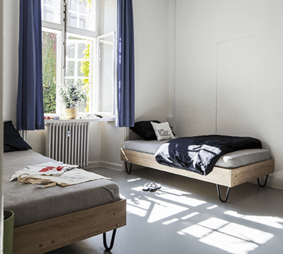 copenhagen housing basecamp city double beds