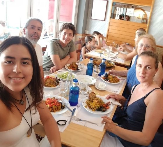 palma housing homestay family lunch