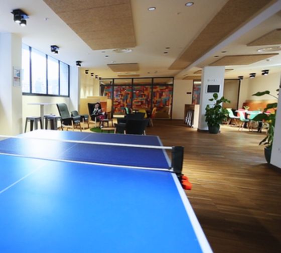 seville abroad residence hall ping pong